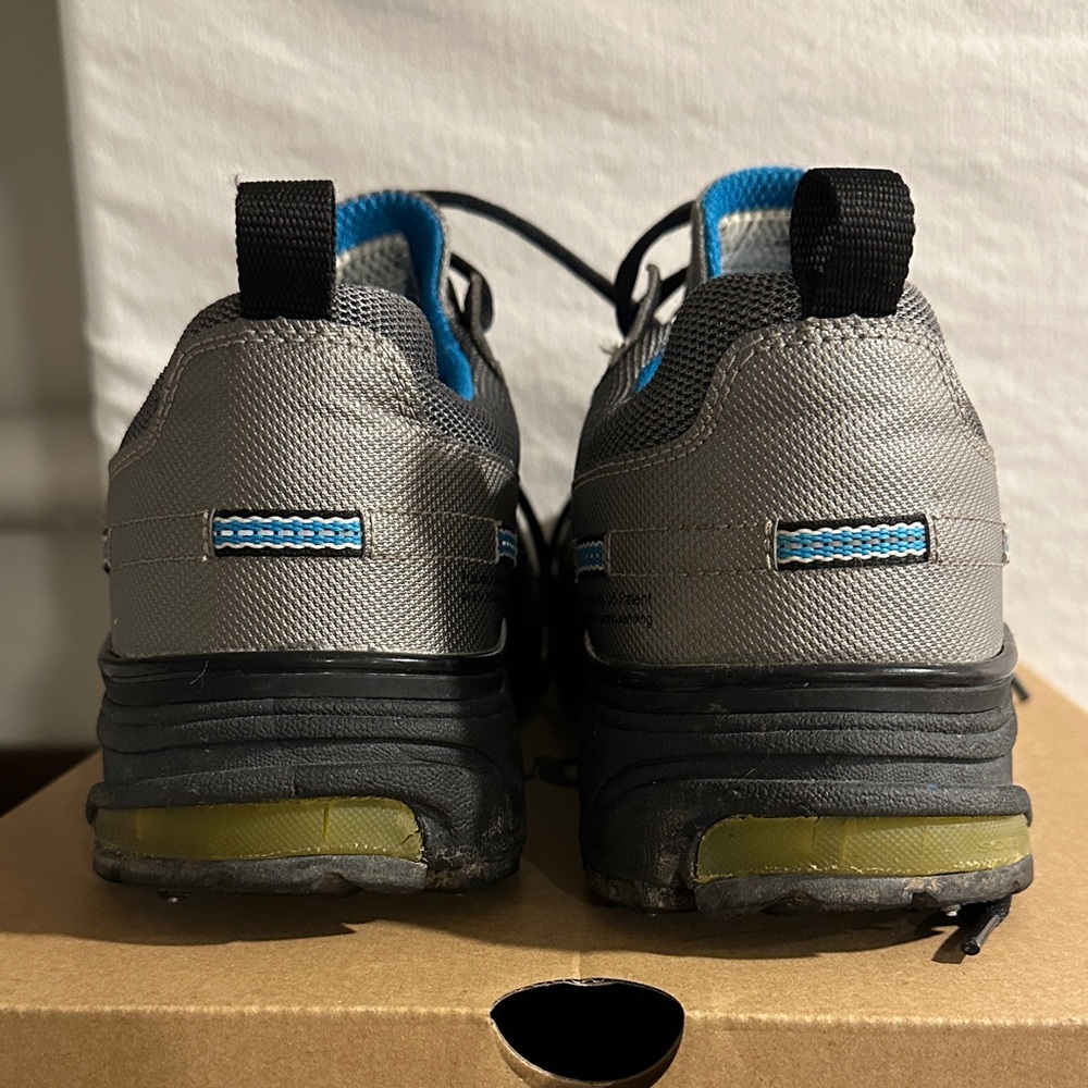 Icebug Men's Gray and Blue Studded Waterproof BUGdri Running Shoes - Picture 2 of 13